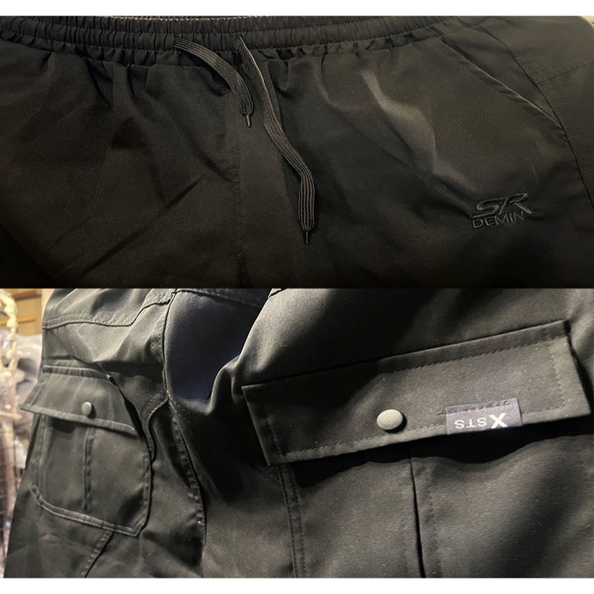 ~子甄彣璟~復古潮流 痞帥 哈倫褲 休閑褲 軍褲 戰術褲 束腳褲 工裝褲 工作褲 九分褲 褲子 長褲-細節圖3