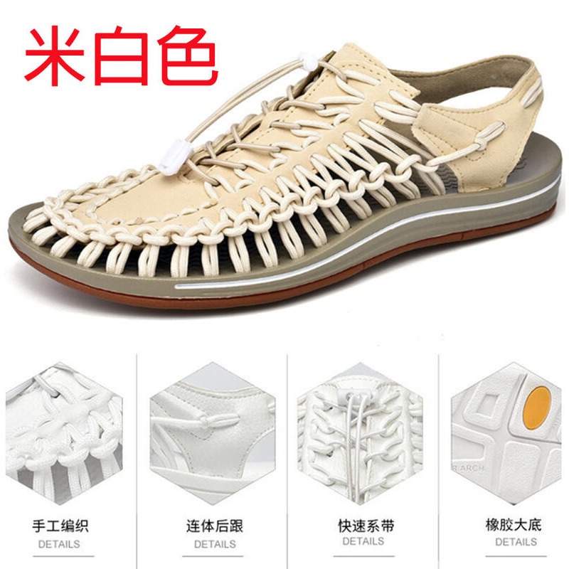 ~子甄彣璟~時尚潮流 手工編織 涼鞋 韓版 羅馬 拖鞋 沙灘鞋 運動鞋 透氣 休閒鞋 工作鞋 跑步鞋 登山鞋 慢跑鞋-規格圖10