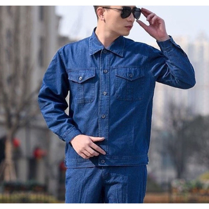 ~子甄彣璟~夏季 時尚工裝 工作服 防燙 防火花 耐磨 電焊 西工 車床 電機 汽車 建築 工地 工作衣 勞保服-細節圖2