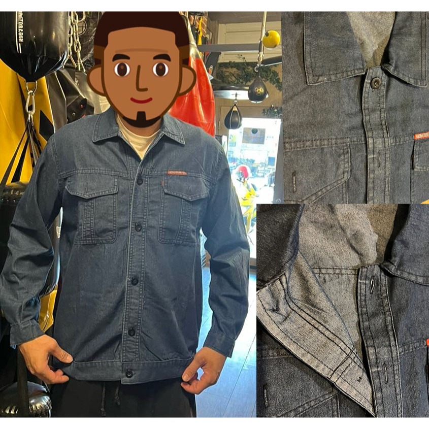 ~子甄彣璟~夏季 時尚工裝 工作服 防燙 防火花 耐磨 電焊 西工 車床 電機 汽車 建築 工地 工作衣 勞保服-細節圖9