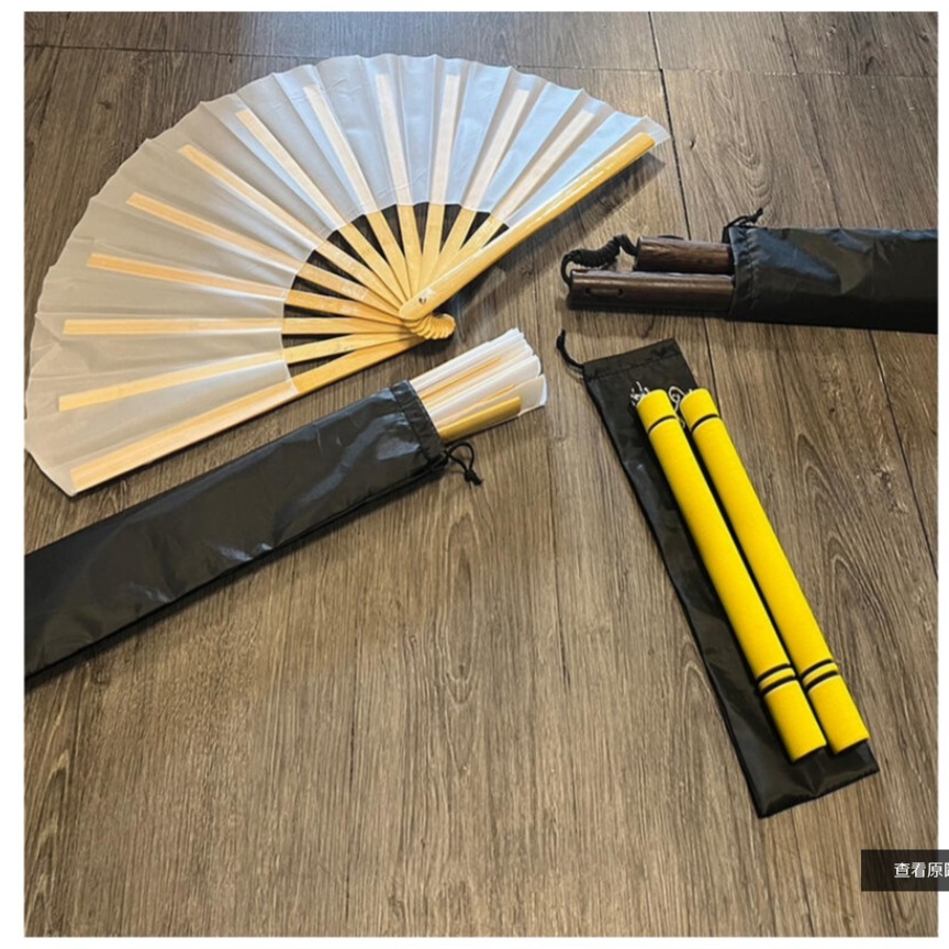 ~子甄彣璟~棍套 耐磨 牛津布 雙節棍 甩扇 扇子 太極扇 扇套 束口布袋 套子 袋子 棍袋-細節圖2
