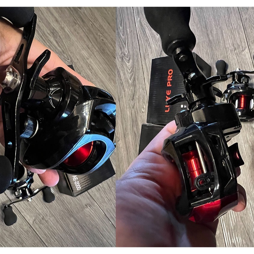 ~子甄彣璟~AE-2000防炸線水滴輪 8KG超大剎車力 路亞水滴輪 魚線輪 海竿輪 小烏龜 海釣 釣魚 捲線器-細節圖2