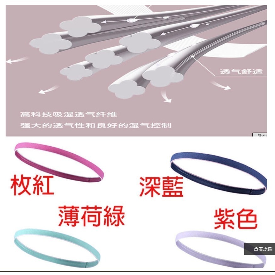 ~子甄彣璟~細窄帶 運動 頭帶 吸汗 止汗 頭帶 運動汗帶 束髮圈 髮帶 毛巾 髮帶 頭巾 跑步 慢跑 瑜珈 健身 運動-細節圖7