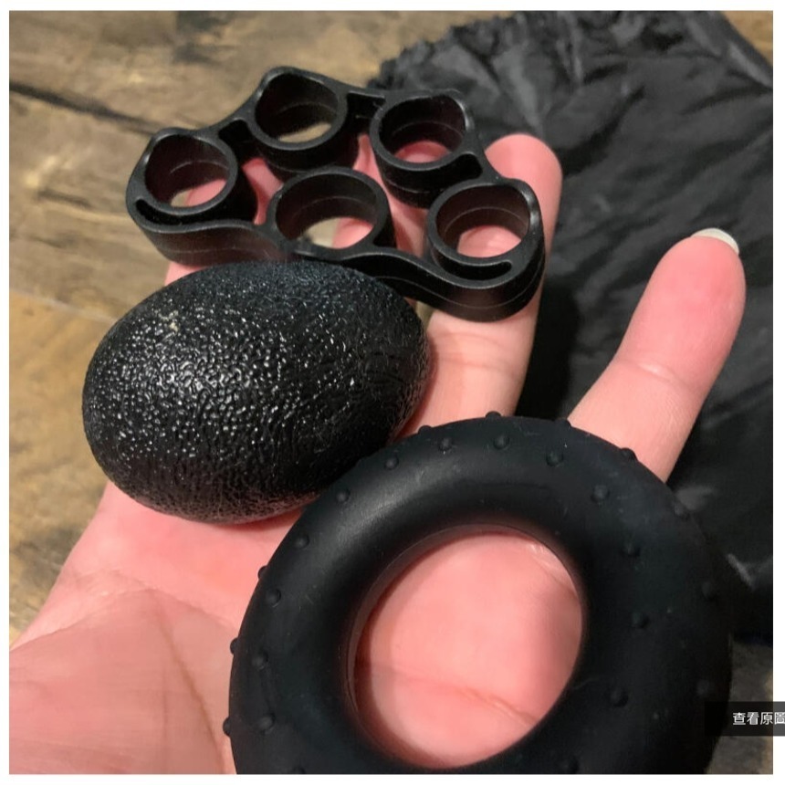 ~子甄彣璟~握力三件套-五指訓練器 握力器 握力球 指力 握力圈 握力蛋 健身訓練 橡膠圈 中老年復健 康複 矽膠-細節圖5