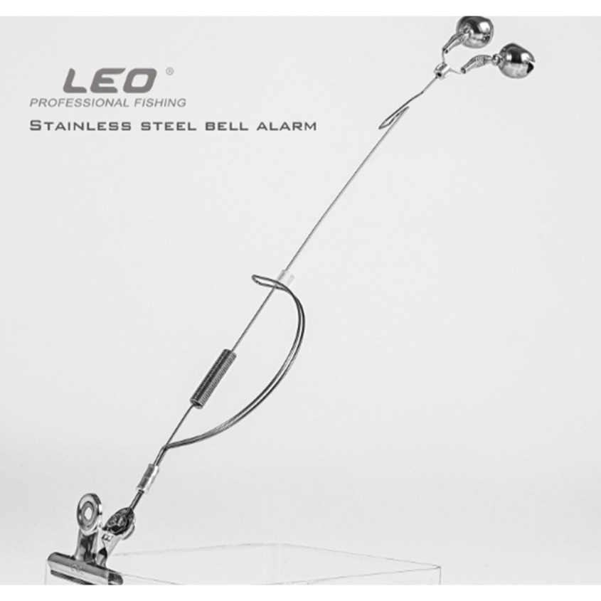 ~子甄彣璟~鈴噹警報器 不鏽鋼 釣魚報警器 雙響鈴鐺 鈴噹警報器 魚訊警報器 鈴噹 海釣警報器-細節圖2