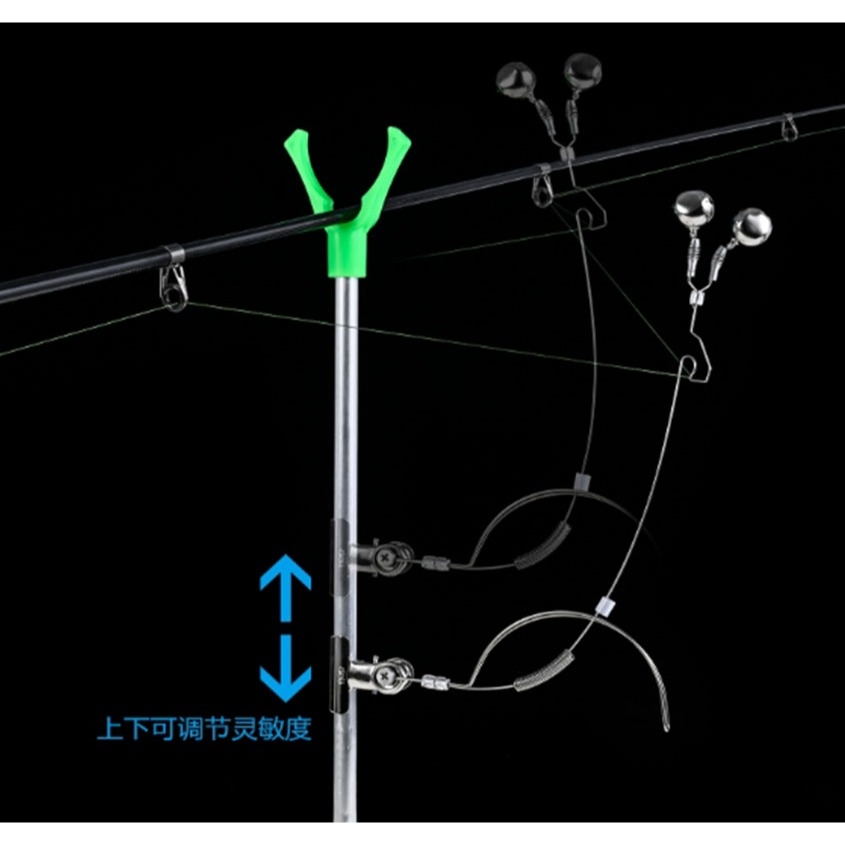 ~子甄彣璟~鈴噹警報器 不鏽鋼 釣魚報警器 雙響鈴鐺 鈴噹警報器 魚訊警報器 鈴噹 海釣警報器-細節圖5