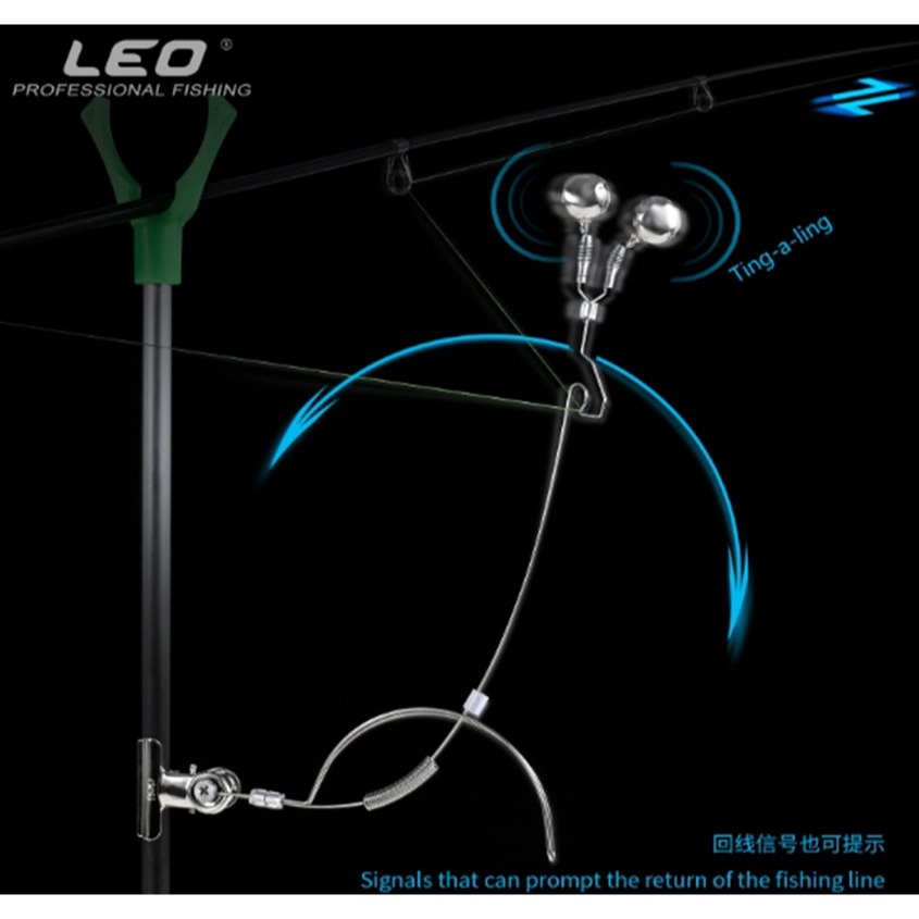 ~子甄彣璟~鈴噹警報器 不鏽鋼 釣魚報警器 雙響鈴鐺 鈴噹警報器 魚訊警報器 鈴噹 海釣警報器-細節圖6