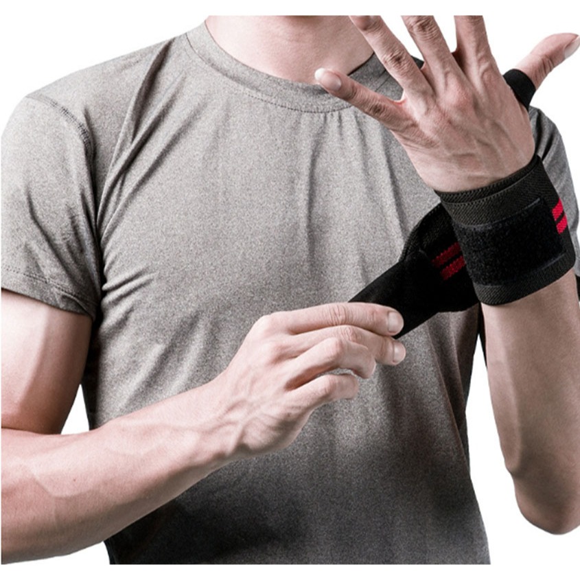 ~子甄彣璟~運動護腕 護腕綁帶 運動繃帶 護腕 運動防護 護腕套 加壓護腕 固定手腕 運動護腕-細節圖5