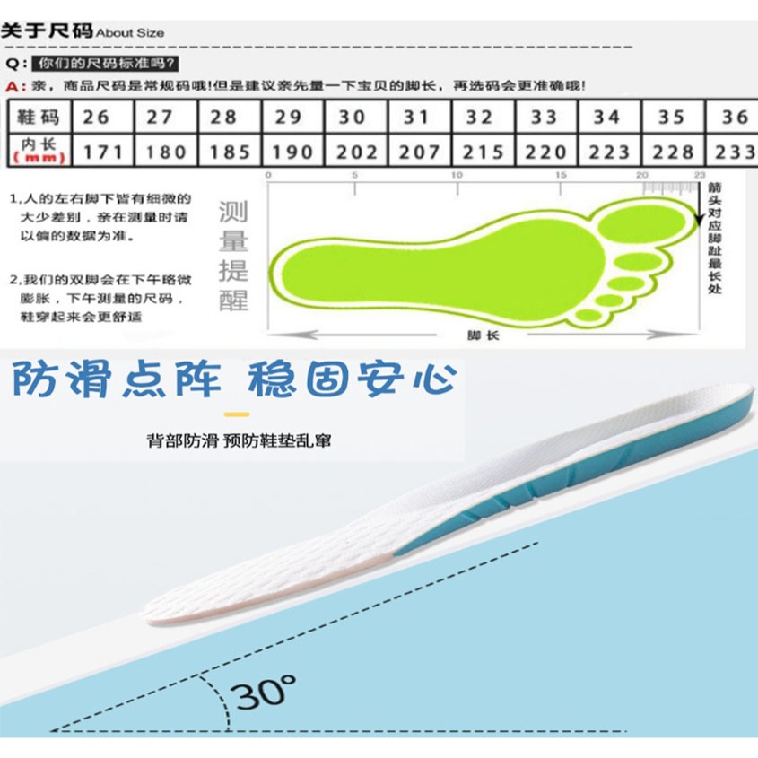 ~子甄彣璟~兒童鞋墊 透氣可裁剪 泡棉鞋墊 鞋墊 舒適鞋墊 久站鞋墊 小孩鞋墊 小尺碼鞋墊-細節圖9