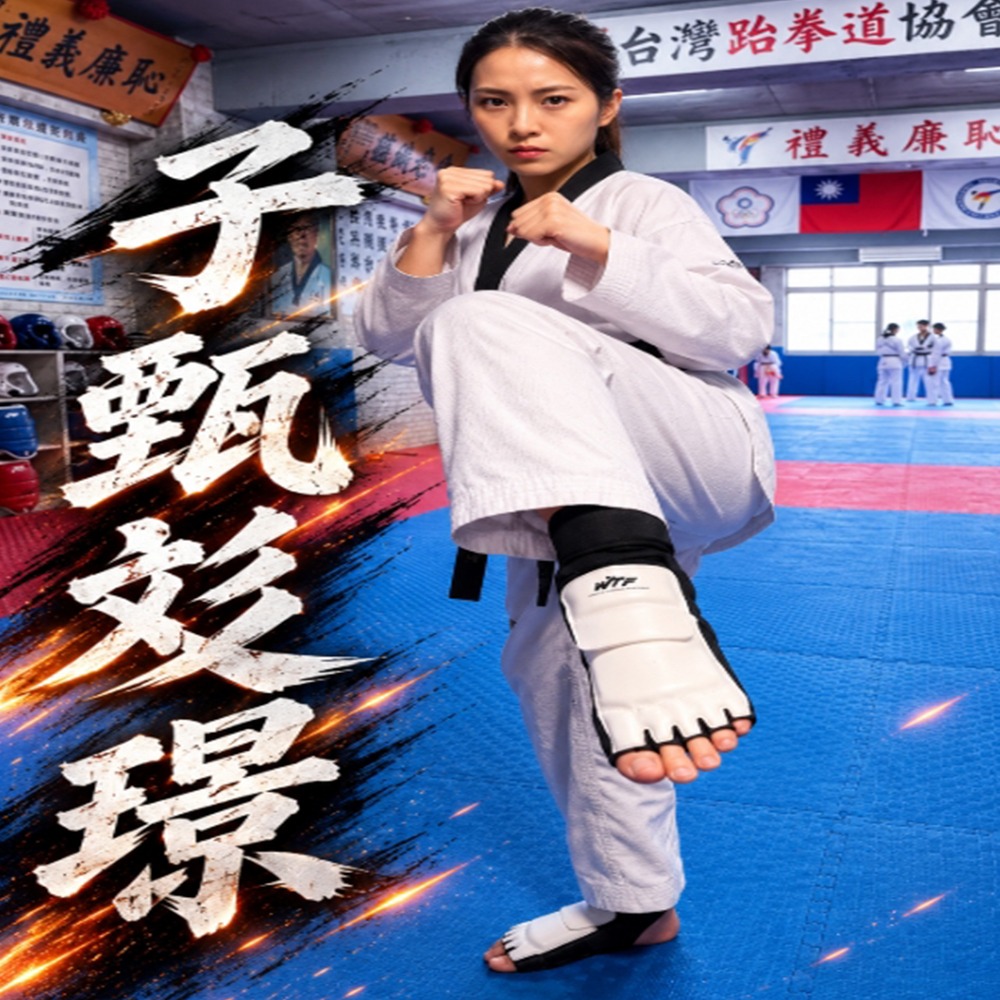 ~子甄彣璟~見說明-白震手套-白震腳套 跆拳道 成人兒童散打訓練 柔道 泰拳 空手道護手護具 護手套 拳套 護腳套 護具-細節圖11