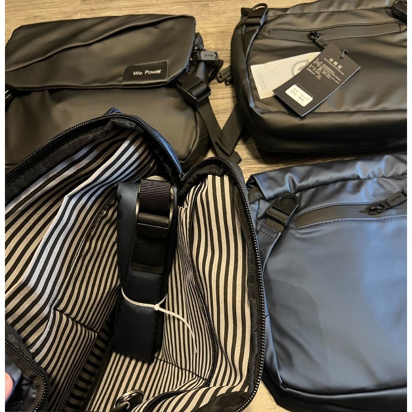 ~廣隆~側背包1100-31 郵差包 多功能大容量 斜背包 斜挎包 旅行包 防潑水 背包 錢包 單肩包 側肩包-細節圖3