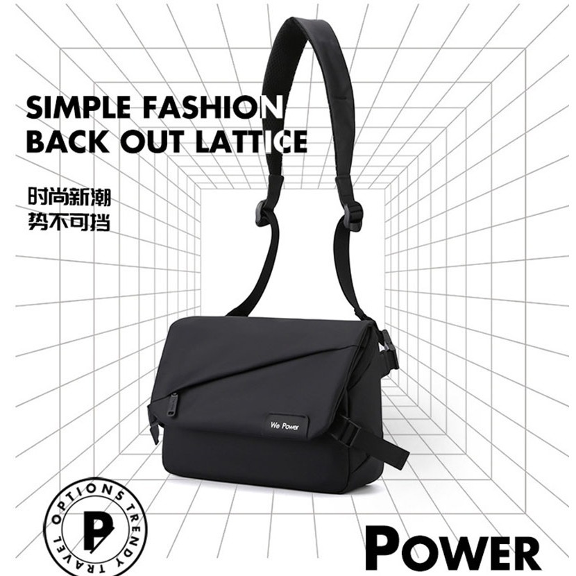 ~廣隆~側背包1100-31 郵差包 多功能大容量 斜背包 斜挎包 旅行包 防潑水 背包 錢包 單肩包 側肩包-細節圖9