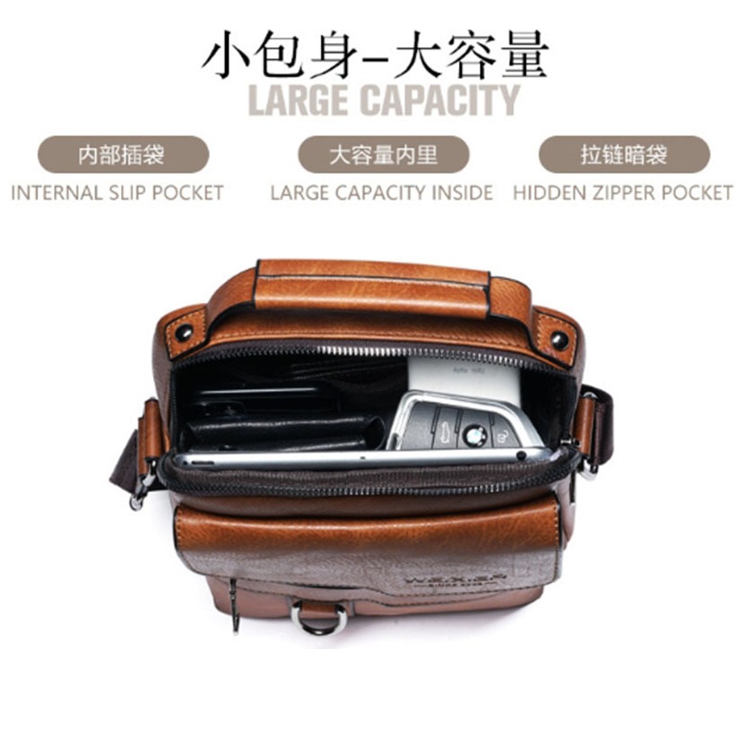 ~子甄彣璟~D268 復古豎款背包 側背包 斜挎包 斜背包 商務包 手提包 錢包 單肩包 側肩包 休閑包-細節圖4