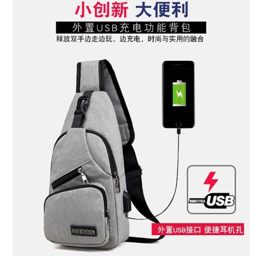 ~子甄彣璟~側背包Mei斜挎包 多功能大容量 斜背包 胸包 旅行包 防潑水 背包 錢包 單肩包 側肩包-細節圖5