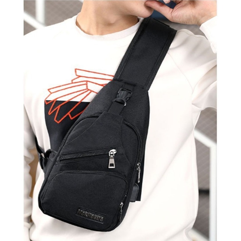 ~子甄彣璟~側背包Mei斜挎包 多功能大容量 斜背包 胸包 旅行包 防潑水 背包 錢包 單肩包 側肩包-細節圖7