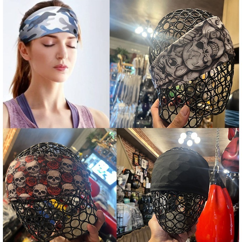 ~子甄彣璟~戰牌-運動吸汗頭帶 止汗 頭帶 運動汗帶 束髮圈 髮帶 毛巾 髮帶 頭巾 跑步 慢跑 瑜珈 健身 運動頭巾-細節圖7