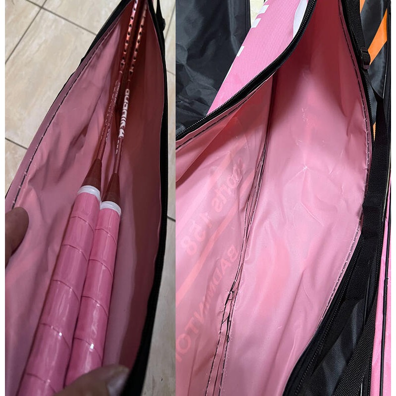 ~子甄彣璟~羽毛球拍套 保護套 袋子 球袋 羽毛球包 羽毛球袋 羽毛球拍袋-細節圖8