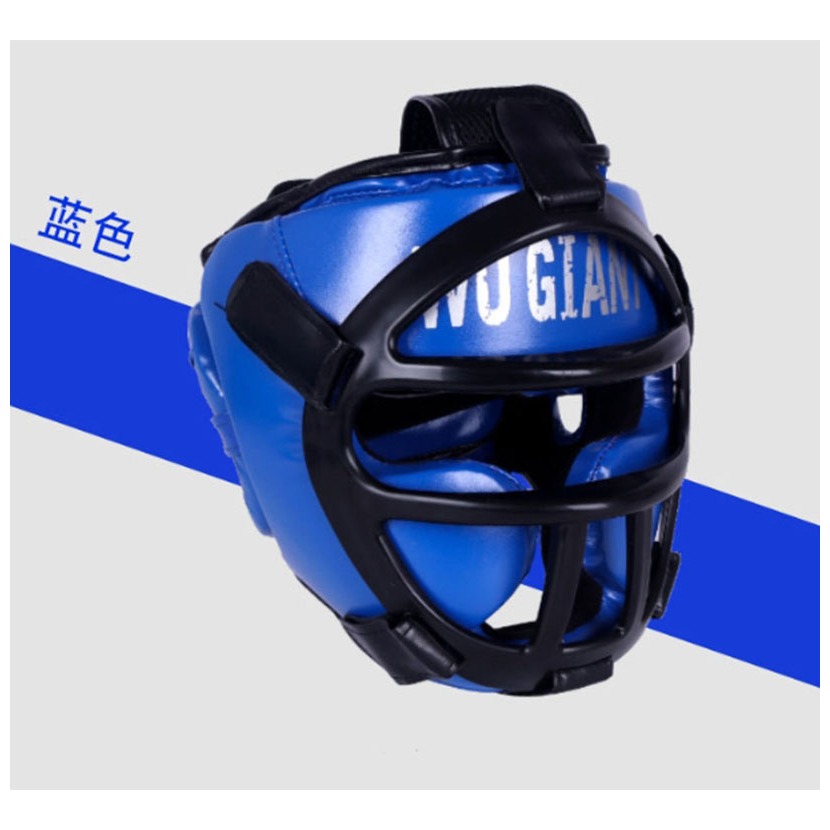 ~子甄彣璟~戰牌 拳擊 面罩頭盔 泰拳 跆拳道 搏擊全防護頭盔 護頭套 頭套 散打 練習護具 運動 格鬥頭套-規格圖9
