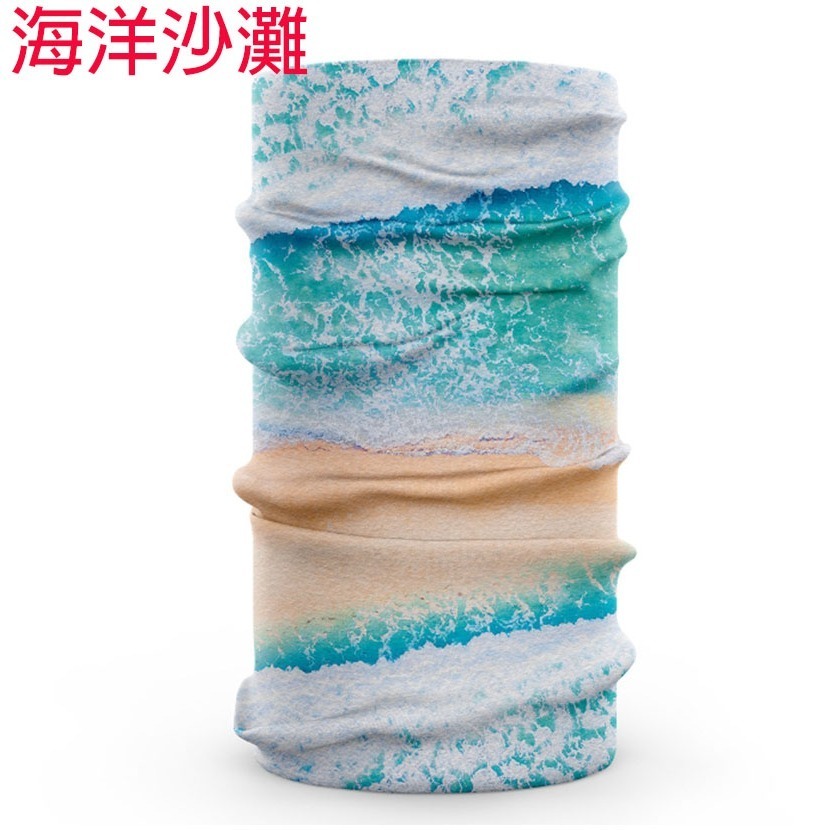 ~子甄彣璟~冰絲頭巾 冷感 透氣 防曬 魔術頭巾 防風防塵 騎行面罩 運動頭巾 頭套 圍脖 口罩 面罩 抗UV 透氣-規格圖10