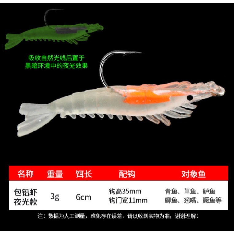 ~子甄彣璟~隨機發貨 不挑款-6cm-3g 路亞餌 蝦 軟蝦 魚餌 蝦子 海釣 釣魚 仿生餌 路亞餌 假餌 誘餌 擬餌-細節圖8