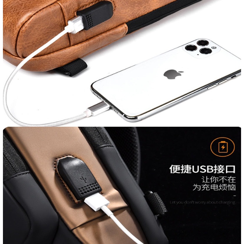 ~子甄彣璟~側背包X314 密碼鎖 斜挎包 多功能大容量 斜背包 胸包 旅行包 防潑水 背包 錢包 單肩包 側肩包-細節圖8