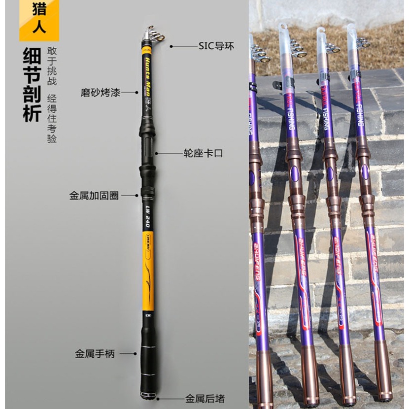 ~子甄彣璟~追風獵人賣場-金屬輪座 超硬魚竿 垂釣 碳素海竿超硬拋竿 遠投竿 釣魚竿 海釣 釣竿 海竿 魚竿-細節圖5