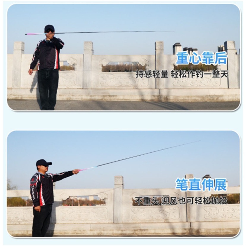 ~子甄彣璟~(實際長度見說明)冰藍粉 28調 新手釣竿 小物竿 魚竿 超短迷你手竿 釣魚竿 溪流竿 釣蝦竿 玻璃鋼魚竿-細節圖8