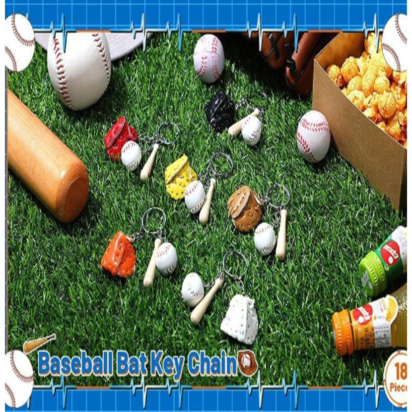 ~子甄彣璟~棒球鑰匙圈 鑰匙扣 吊飾 球棒吊飾 紀念品 運動 球套鑰匙扣 飾品 鑰匙掛件 生日禮物-細節圖8