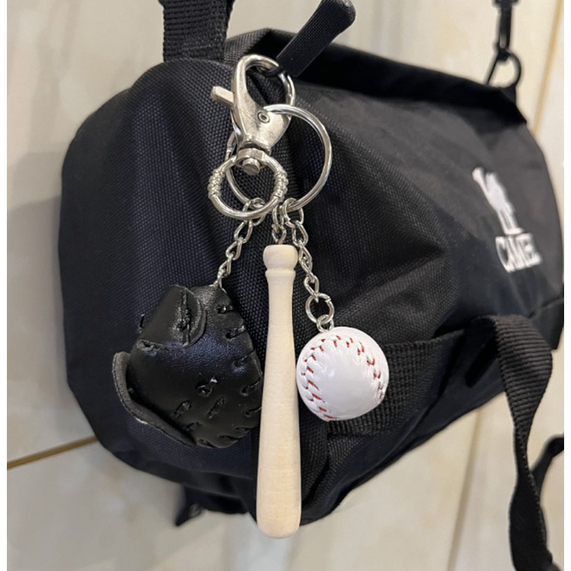 ~子甄彣璟~棒球鑰匙圈 鑰匙扣 吊飾 球棒吊飾 紀念品 運動 球套鑰匙扣 飾品 鑰匙掛件 生日禮物-規格圖9
