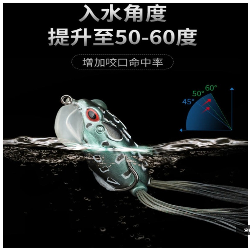 ~子甄彣璟~搖擺蟾 新款設計提升到50-60度 增加命中率 蟾蜍蛙-3D仿真雷蛙 青蛙 路亞餌 假餌 誘餌 仿生餌 擬餌-細節圖6