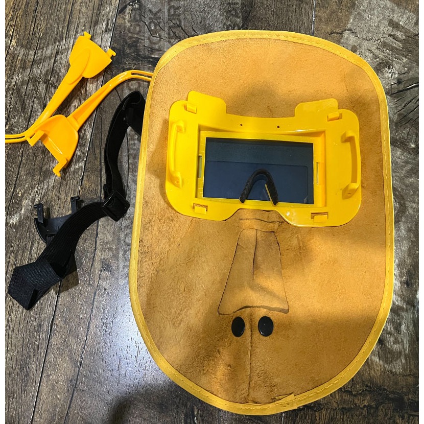 ~子甄彣璟~電焊面具 氬弧焊 電銲帽 電焊面罩 CO2 手電銲 氬銲 氬焊 勞保防護用品 焊工帽 電焊帽 防強光-細節圖2