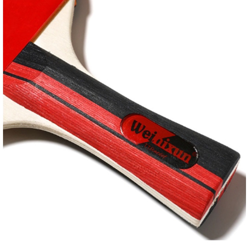 ~子甄彣璟~初學者 雙拍 乒乓球拍 練習長柄一組2支 橫拍 直拍 長柄橫拍 桌球 球拍 乒乓球 對拍套裝-細節圖7