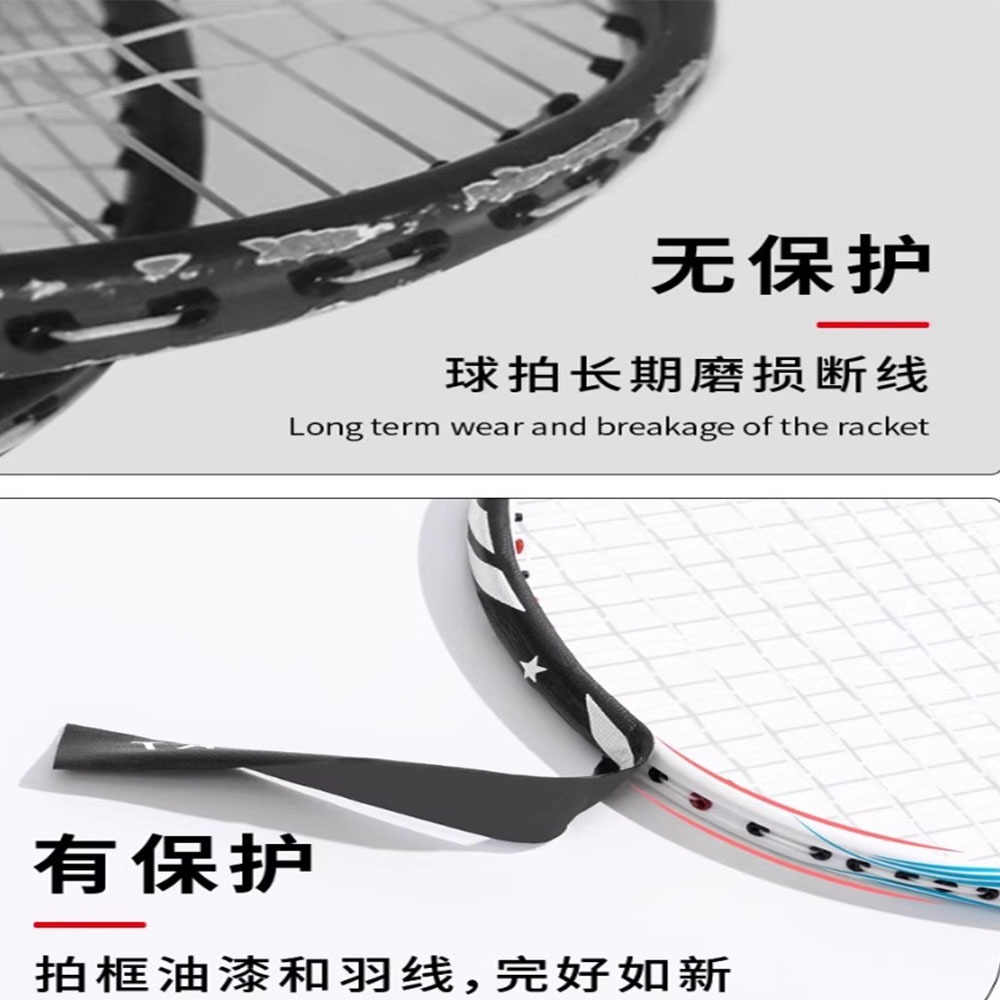 ~子甄彣璟~拍框貼 羽毛球拍保護貼 邊框 防掉漆 防磨 防斷線 包邊 防刮 護框 球拍加重片 球拍防護-細節圖2