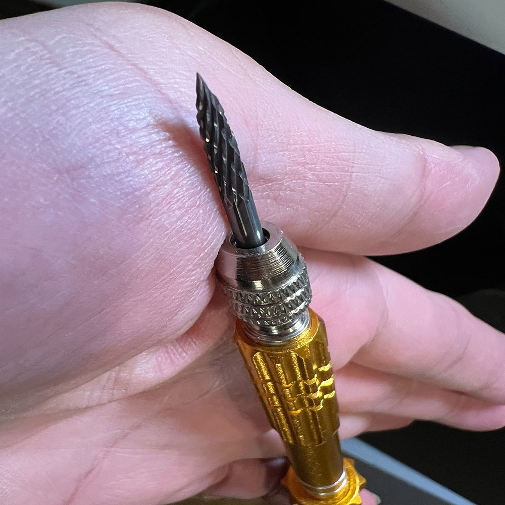 ~子甄彣璟~轉釘器 護線管釘 取釘器 羽毛球拍 護線管 單線管 雙線管通用 拔釘器 維修工具-細節圖4