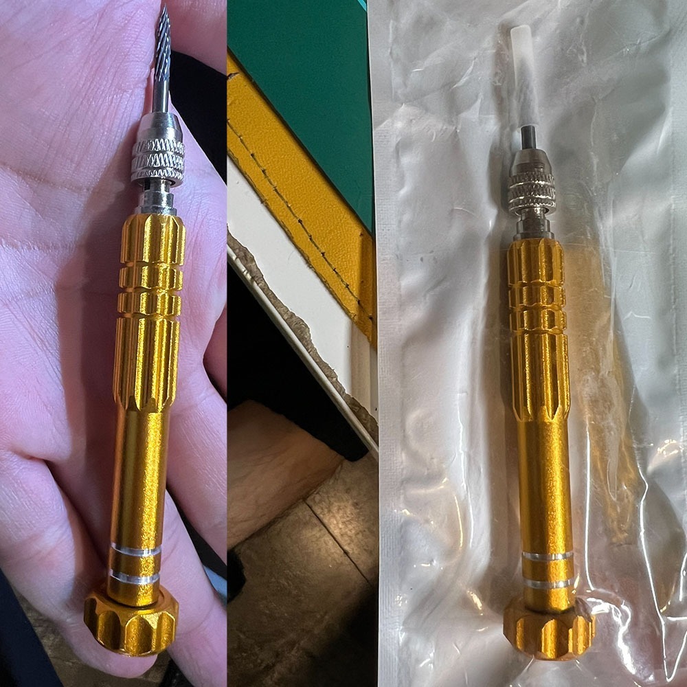 ~子甄彣璟~轉釘器 護線管釘 取釘器 羽毛球拍 護線管 單線管 雙線管通用 拔釘器 維修工具-細節圖6