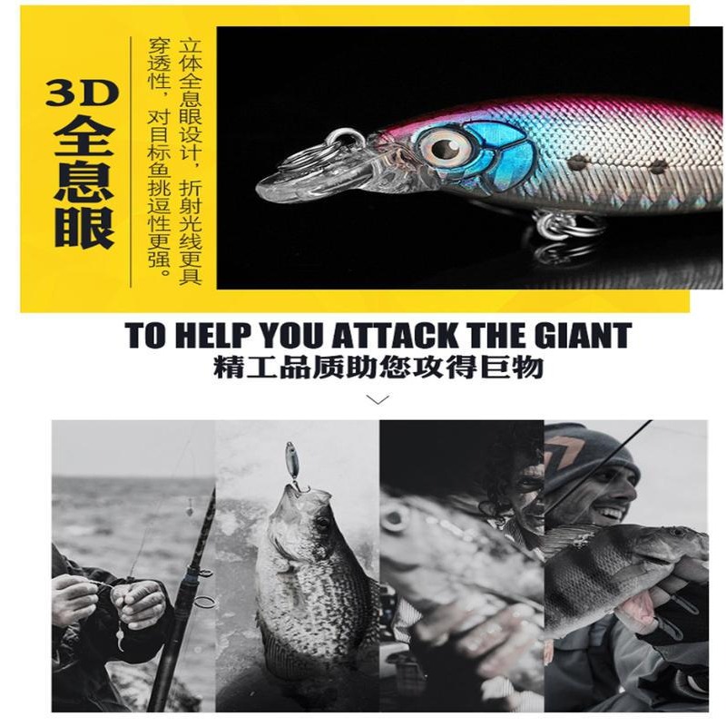 ~子甄彣璟~鐳射米諾7cm-6.6g 魚餌 硬餌 仿生餌 路亞餌 假餌 鉛筆 誘餌 擬餌 米諾 釣魚 假魚 主攻上層-細節圖6