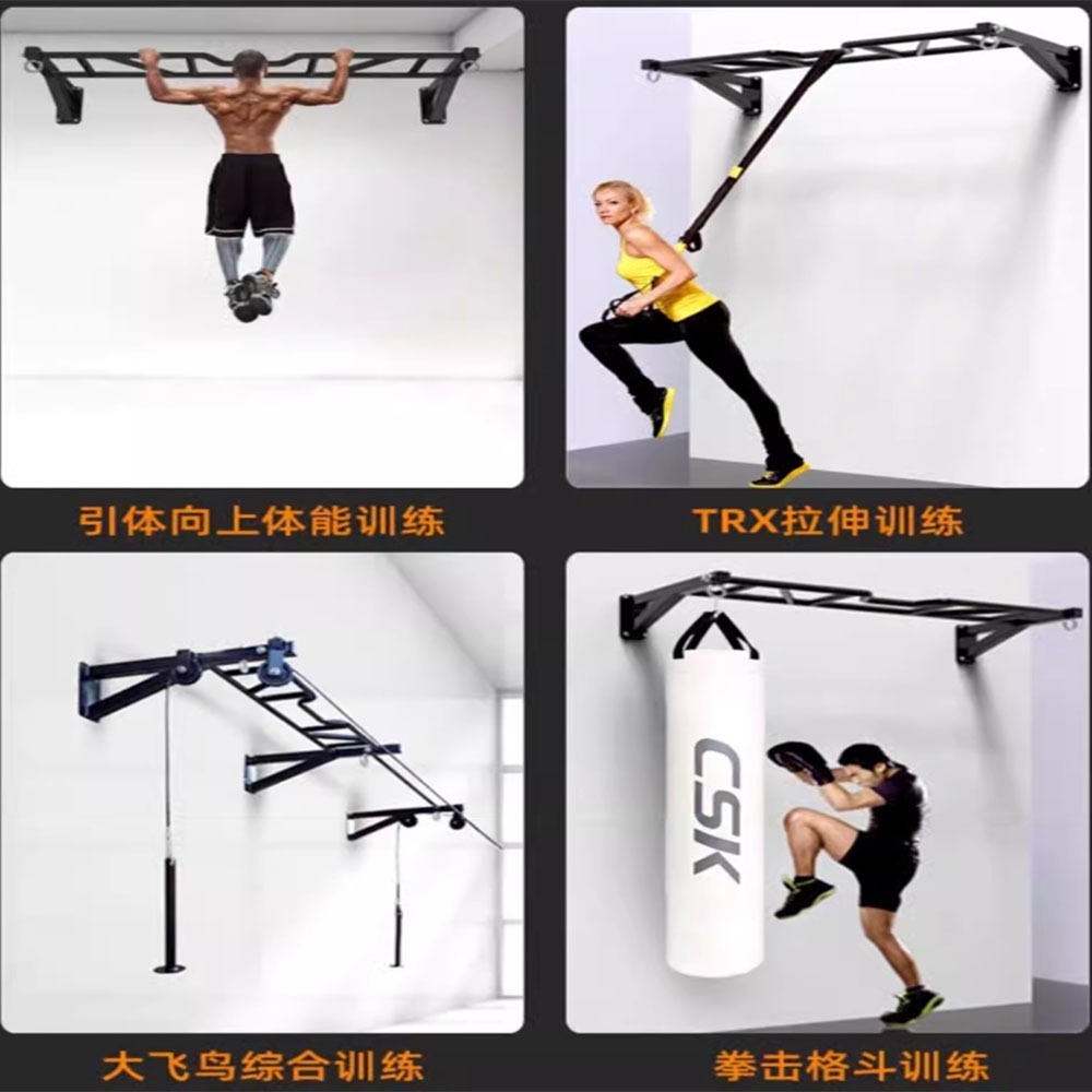 ~子甄彣璟~拳擊沙包架 沙袋架 水球架 門上牆體單杠 引體向上 攀爬架 單杆家用健身器-細節圖8