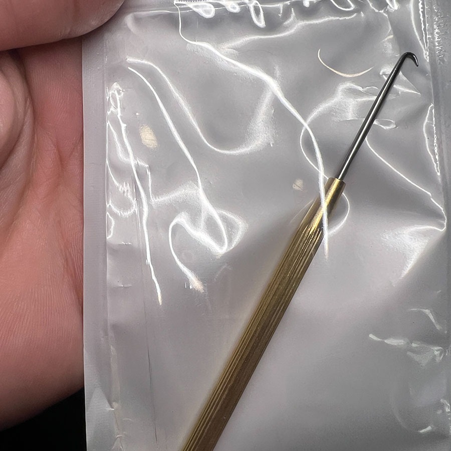 ~子甄彣璟~拉線過孔鉤 羽毛球拍 拉穿鉤 過線孔 羽毛球 壓過孔鉤拉線鉤 羽毛球拉線鉤-細節圖3