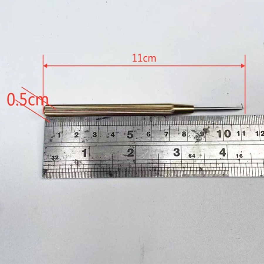 ~子甄彣璟~拉線過孔鉤 羽毛球拍 拉穿鉤 過線孔 羽毛球 壓過孔鉤拉線鉤 羽毛球拉線鉤-細節圖7