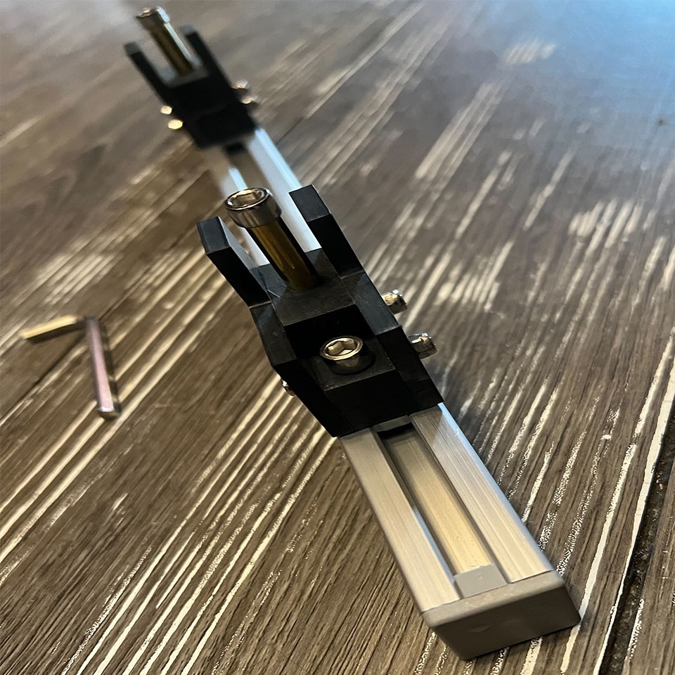 ~子甄彣璟~拉線穿線架 羽毛球拍手工拉線穿線架拍器系統 穿線拉線機 羽毛球 纏線機器配件 固定器-細節圖4