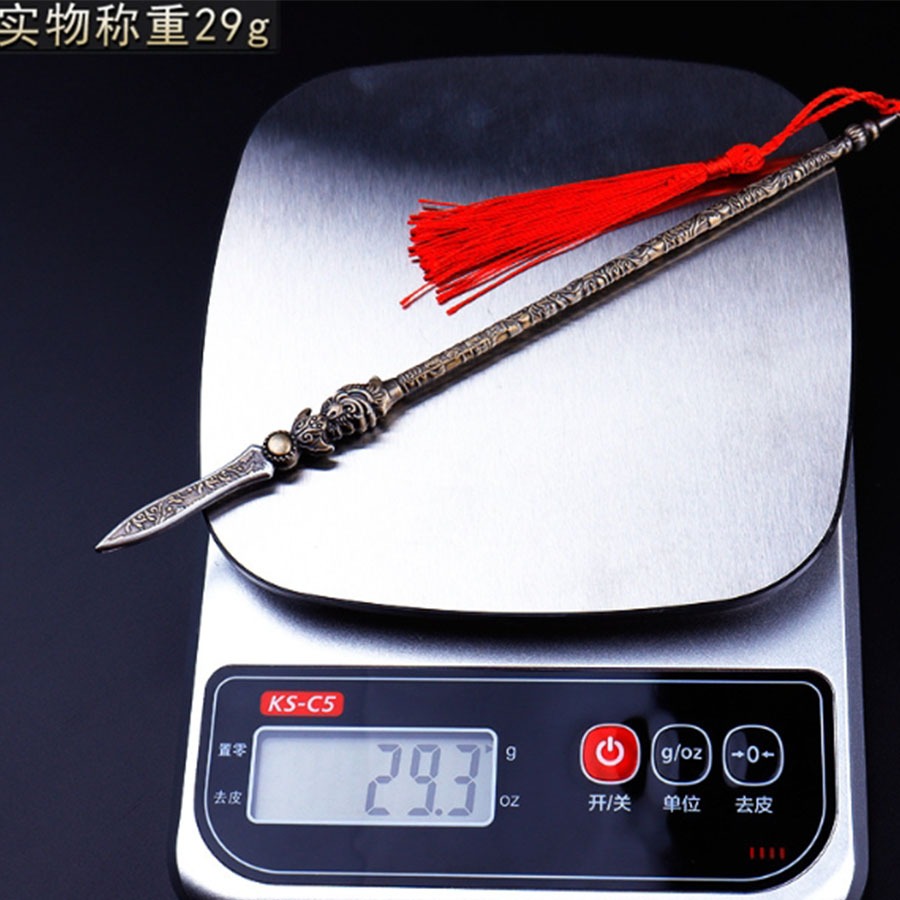 ~子甄彣璟~三國志 五虎將 常山趙子龍 趙雲 成名器 百鳥朝鳳槍 珍藏品 工藝品 模型擺件 生日禮物 交換禮物-細節圖5