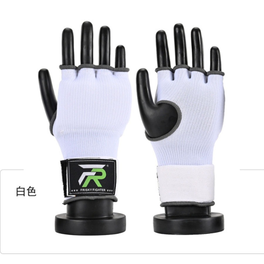 ~子甄彣璟~FRISKY 懶人快速纏手帶 凝膠手套 半指拳套 護手布 拳鋒 護拳鋒 拳擊 護手套 格鬥 散打 泰拳 護具-細節圖3