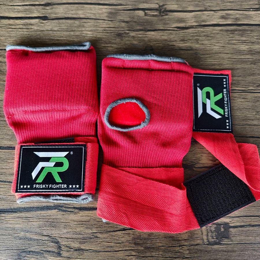~子甄彣璟~FRISKY 懶人快速纏手帶 凝膠手套 半指拳套 護手布 拳鋒 護拳鋒 拳擊 護手套 格鬥 散打 泰拳 護具-細節圖8