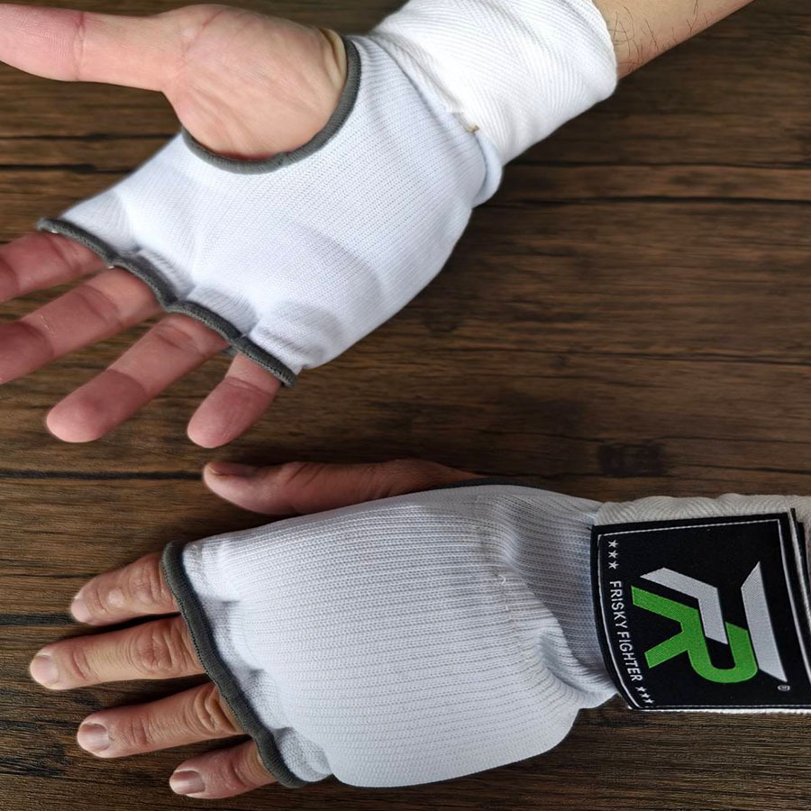 ~子甄彣璟~FRISKY 懶人快速纏手帶 凝膠手套 半指拳套 護手布 拳鋒 護拳鋒 拳擊 護手套 格鬥 散打 泰拳 護具-細節圖9