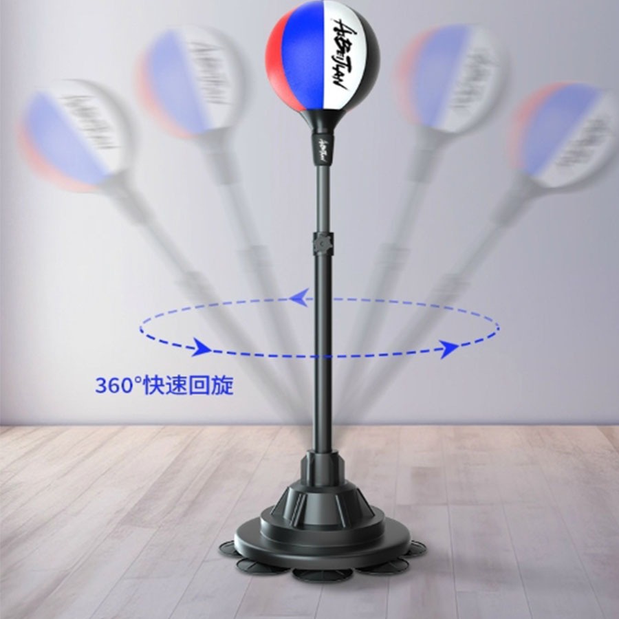 ~子甄彣璟~立式吸盤拳擊速度球 回彈快 閃躲反應快 不倒翁 拳擊球 發泄球 跆拳道 拳擊訓練器 健身-細節圖8