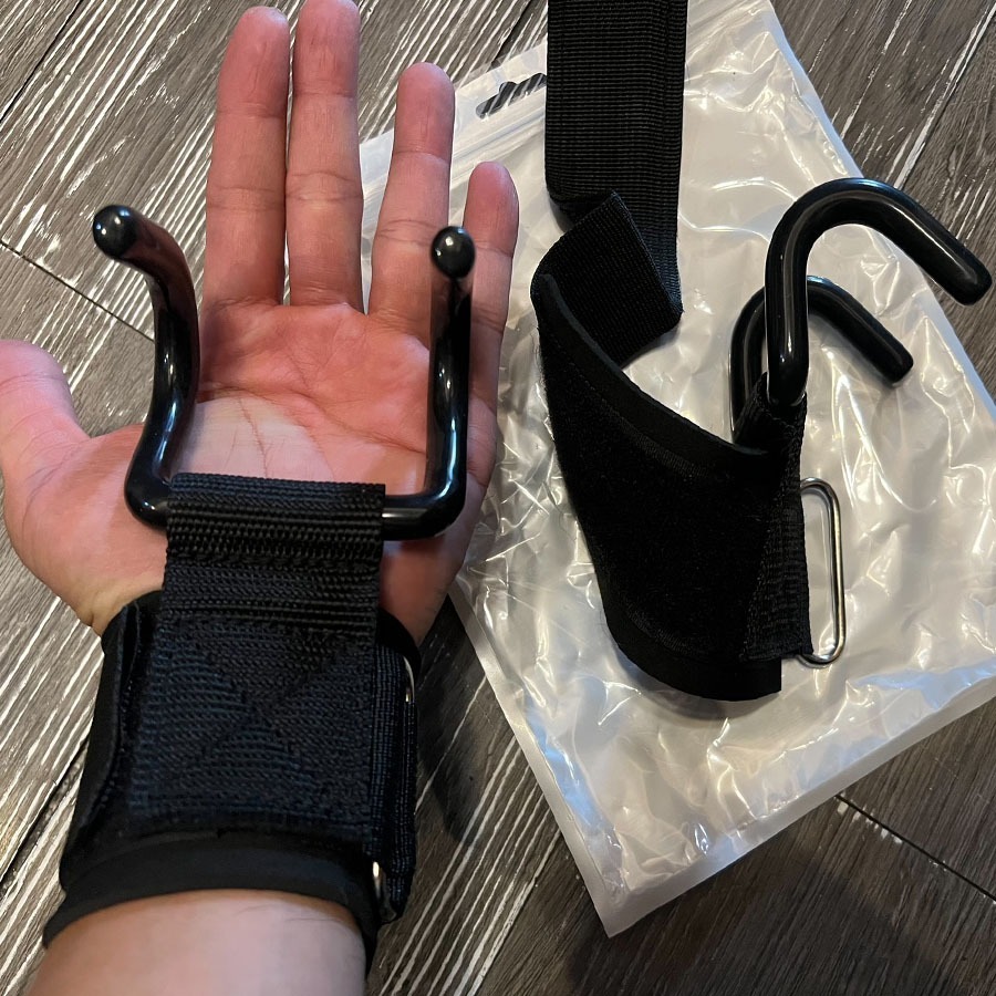 ~子甄彣璟~單槓 引體向上 防滑助力鉤 健身護腕 吊單杠輔助器 懸掛式伸展輔助勾 運動 輔助器 舉重 助力鉤-規格圖9
