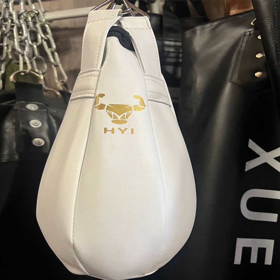 ~子甄彣璟~迷你梨形沙袋 拳擊 小沙袋 閃躲 反映球 反應沙包 吊式家用梨形沙包 拳擊 空心沙包-細節圖3