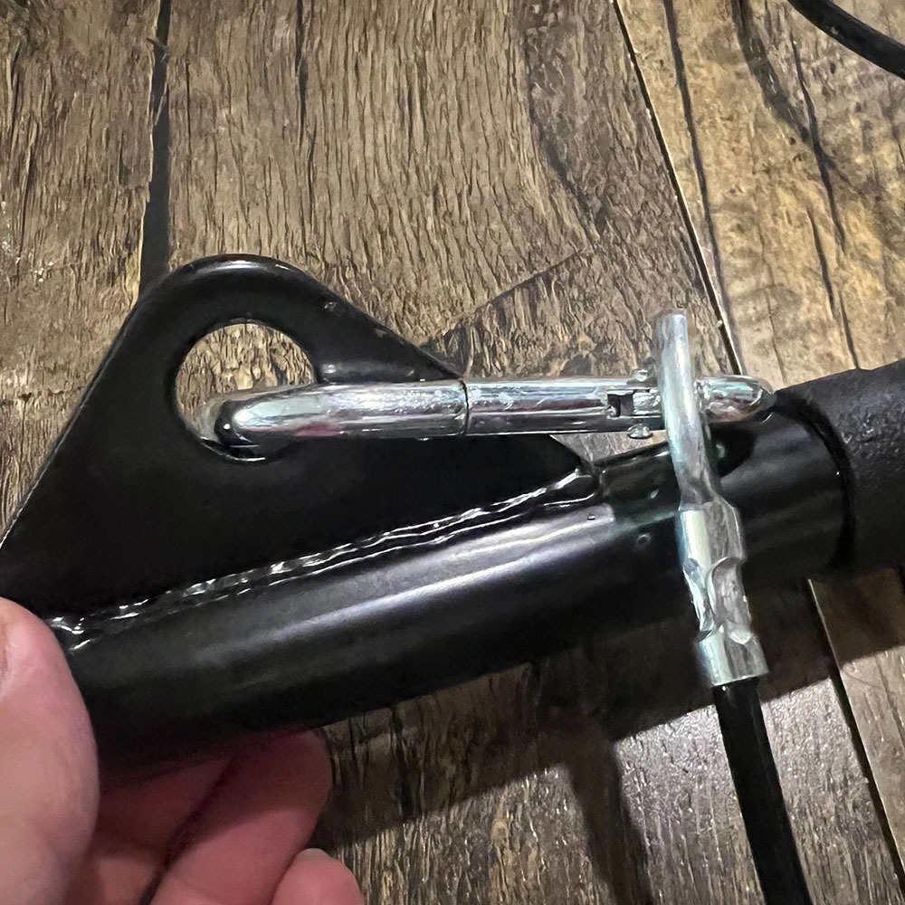 ~子甄彣璟~自制健身器材 健身房 改裝 配件 DIY 家用高位下拉飛鳥 器械滑輪 鋼絲繩 鈴片托-細節圖4