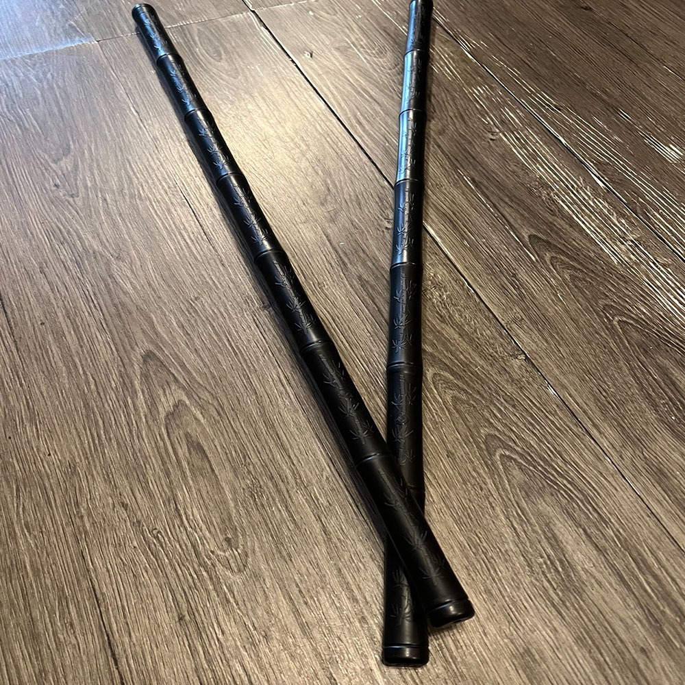 ~子甄彣璟~龍裕塑鋼 防衛練習短棍 一對價格 DRAGON STEEL 菲律賓魔杖 武術棍 防身棍 運動健身-細節圖6