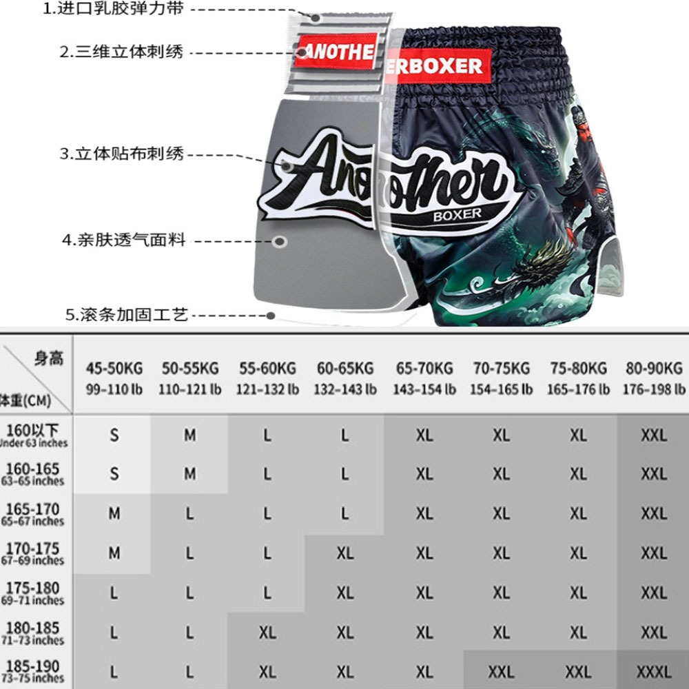 ~子甄彣璟~拳擊褲 貼布刺繡不脫落 拳擊短褲 跆拳褲 泰拳褲 散打褲 格鬥褲 搏擊褲 透氣排汗 短褲 運動褲 武術褲 訓-細節圖11